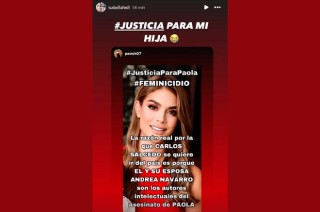 María Isabel Hernández acusa a su hijo Carlos Salcedo y a su nuera de estar detrás del asesinato.