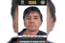 José Manuel Aguilar Pote fue sentenciado a 140 años de prisión por su responsabilidad en el homicidio de dos personas