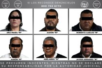 Los detenidos al parecer son integrantes de una célula delictiva con orígenes en el estado de Michoacán.