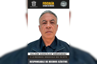 Eulises González Hernández, excomisario de Acambay, sentenciado por extorsión