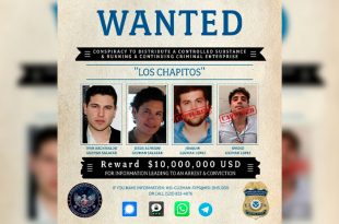 Las autoridades estadounidenses mantienen vigente la recompensa por información que permita localizar y detener a Iván Archivaldo Guzmán Salazar y Jesús Alfredo Guzmán Salazar.