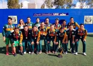 Tercer lugar para UAEM en futbol rápido varonil