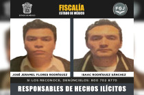 Isaac Rodríguez Sánchez y José Jeramel Flores.