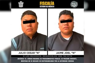 Jaime Joel “N” y Julio César “N” fueron ingresados a un Centro Penitenciario y de Reinserción Social de la zona.