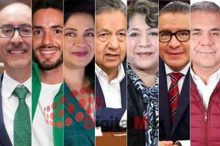 Carlos Eduardo Barrera, José Couttolenc, Martha Hilda González, Higinio Martínez, Delfina Gómez Álvarez, Horacio Duarte, Fernando Vilchis.