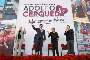 La gobernadora Delfina Gómez confirmó el arranque del viaducto elevado que unirá la autopista Peñón–Texcoco con Aragón.