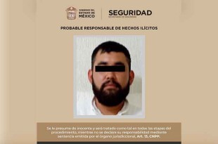 El detenido fue trasladado a la Agencia del Ministerio Público, donde se determinará su situación legal.