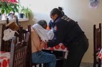 El señor, tras ser reincorporado a su casa, mostró un poco de “quien era él”