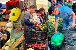 Comerciantes de la Central de Abastos de Santiago Tianguistenco