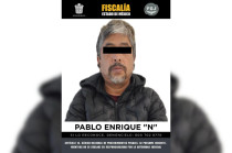Pablo Enrique “N”, detenido por elementos de la FGJEM por su presunta responsabilidad en el delito de violación