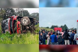 Las víctimas viajaban en un camión de transporte público de la línea Estrella del Noreste.