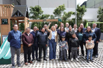 La presidenta Romina Contreras indicó a los vecinos que este parque tiene el objetivo de promover el desarrollo físico de la población, así como el tiempo de calidad con sus seres queridos.