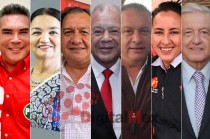 Alejandro Moreno, Dulce María Sauri, Óscar González, Alberto Anaya, Roberto Téllez, Ana Yurixi Leyva, AMLO