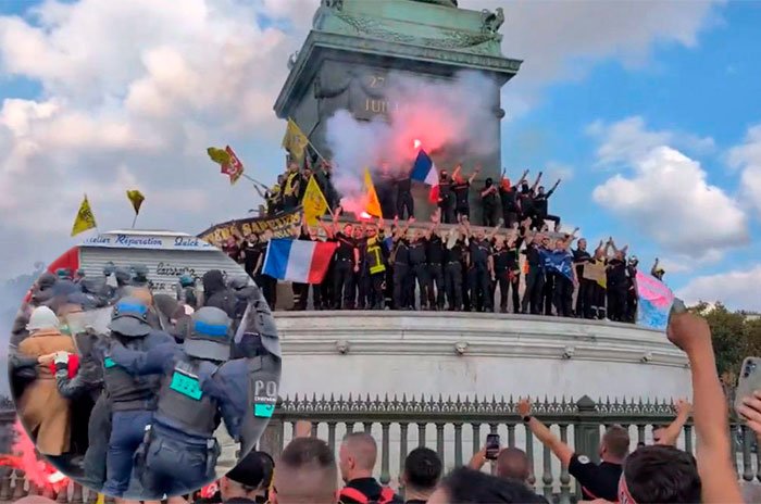 Cientos de centros educativos en Francia suspendieron actividades ante la escalada de las movilizaciones y los disturbios registrados durante la última semana.
