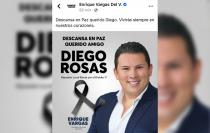 Con una diferencia de 25 mil 219 votos sobre su adversario más cercano, Diego Rosas Anaya había sido elegido como Diputado Local del PAN por el Distrito 17.