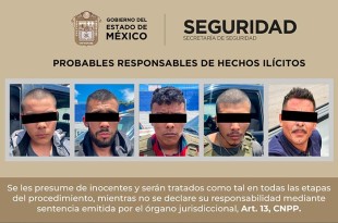 El despliegue operativo para la detención contó con un estado de fuerza de 54 elementos de la SSEM, unidades oficiales, así como un vehículo táctico blindado.