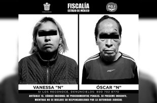 Vanessa “N” y Óscar “N” fueron ingresados al Centro Penitenciario y de Reinserción Social de Almoloya de Juárez