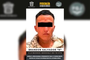 Brandon Salvador “N” fue ingresado al Centro Penitenciario y de Reinserción Social de Cuautitlán, donde quedó a disposición de un juez.