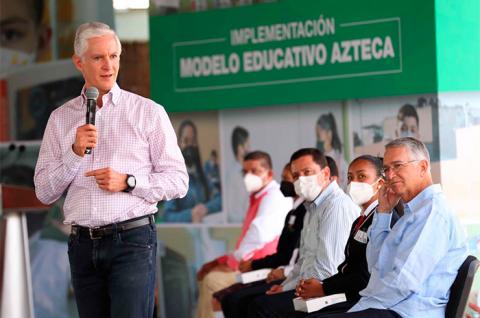 Implementan Modelo Educativo Azteca en tres planteles del #Edoméx