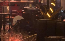 Trifulca destroza terraza de la Trompería Metepec