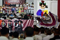 Promueven la reinserción social con concurso de baile folclórico en penal de Santiaguito