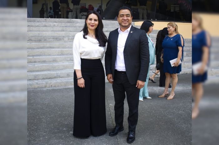 La magistrada presidenta del TEEM, Arlen Siu Jaime Merlos, asistió al Primer Informe de Labores 2025-2026.