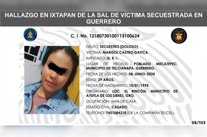 La víctima había desaparecido el pasado sábado 8 de junio en el poblado de Mecatepec