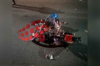 El accidente ocurrió cerca de la medianoche de este jueves en el cruce con Eduardo González y Pichardo.