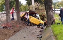 #Brutal: Fallece conductor al chocar en #Toluca