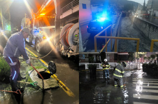 Autoridades atienden encharcamientos e inundaciones en diversas vialidades de Toluca
