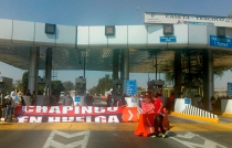 Trabajadores de Chapingo toman caseta Peñón -Texcoco