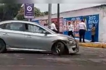 #Video: Aparatoso accidente en Metepec afecta la circulación