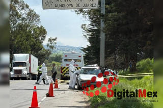 El accidente ocurrió en el kilómetro 12, en el paraje conocido como El Basurero, límite entre Almoloya de Juárez y Zinacantepec.