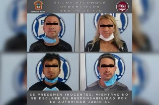 Asegura FGJEM 25 kg de droga mediante cateo en Tultepec y detienen a cuatro personas