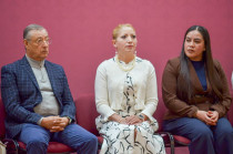 Macarena Montoya Olvera, Secretaria de Salud del Estado de México, junto con autoridades durante la presentación del “Código Quemados” en Zumpango.