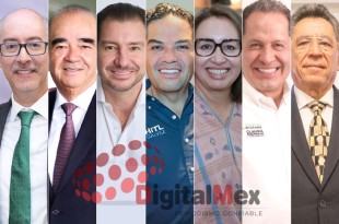 Carlos Eduardo Barrera, Maurilio Hernández, Elías Rescala, Enrique Vargas, Azucena Cisneros, Eruviel Ávila, Nacho Salgado 