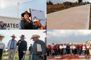 La alcaldesa Díaz Avilez encabezó la entrega de obras de infraestructura en Ixtlahuaca.