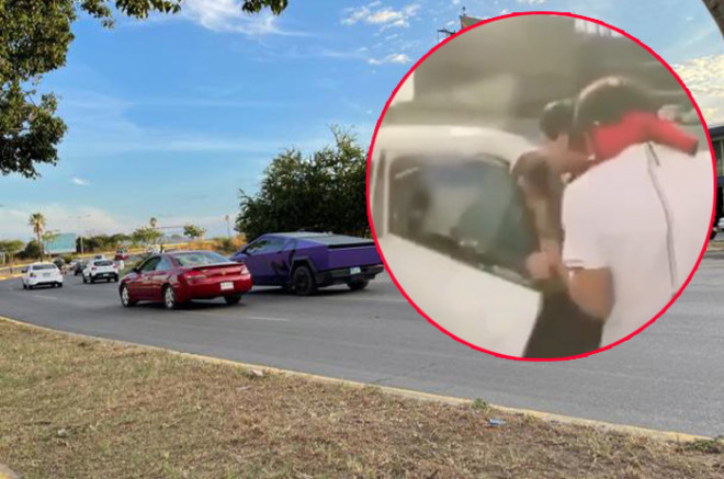 La influencer fue interceptada por hombres armados en el sector Isla Musala.