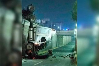 El conductor realizó una maniobra para evitar colisionar con un automovilista