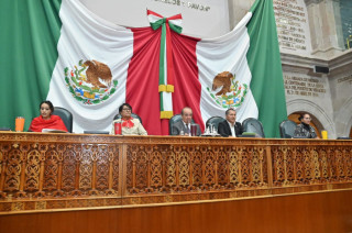 Pleno de la LXII Legislatura del Estado de México durante la aprobación de la Ley Orgánica del Poder Judicial