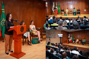 La rectora Martha Patricia Zarza Delgado destacó la diversidad cultural y la oportunidad de intercambio académico.