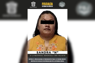 Sandra “N” fue ingresada al penal de Nezahualcóyotl.