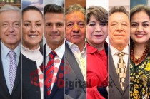 AMLO, Claudia Sheinbaum, Enrique Peña, Higinio Martínez, Delfina Gómez, Ignacio Salgado, Ana Lilia Herrera