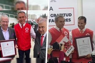 #Video: Reconocen a ex presidentes municipales y del DIF por apoyo a Cruz Roja Toluca