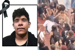 César Emiliano fue trasladado aún con signos vitales al Hospital General Maximiliano Ruíz Castañeda, donde continuó recibiendo atención médica.