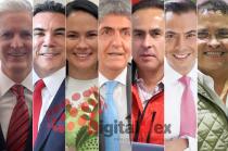 Alfredo Del Mazo, Alejandro Moreno, Alejandra del Moral, Ernesto Nemer, Ricardo Aguilar, Carlos Iriarte, Mario Alberto Cervantes.