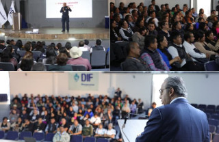 Especialistas en la materia abordaron temas como fraude y extorsión, uso y riesgos de las redes sociales, trata de personas, y drogas y sus consecuencias, entre otros.