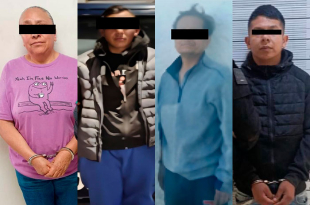 Policías municipales detuvieron a cuatro personas en distintas colonias de la capital mexiquense.