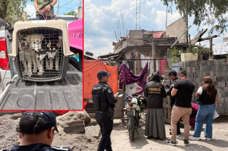 La intervención se llevó a cabo en un inmueble ubicado en la calle Morelos S/N, en la comunidad de Santa Cruz Otzacatipan, Delegación San Mateo Otzacatipan.