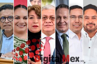 Edgar Martínez, Alhely Rubio, Delfina Gómez, Cristóbal Castañeda, Eruviel Ávila, Indalecio Ríos, Omar Sánchez